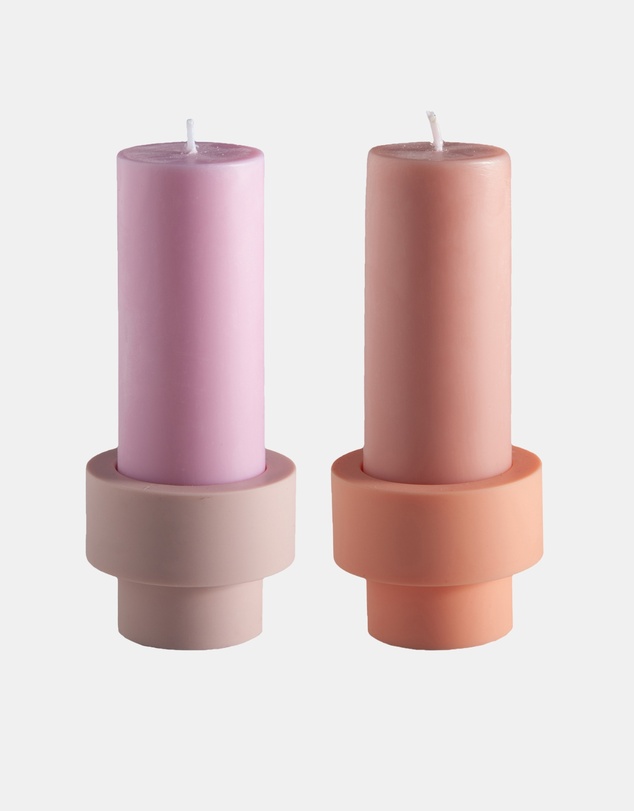 porter green - flipp sml silicone unbreakable candle holder set