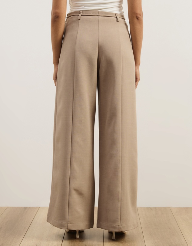 Atmos&Here - Kyra Tie Belt Tailored Pants