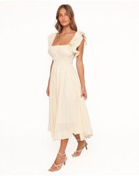 Petal & Pup - Linda Midi Dress - Butter Yellow