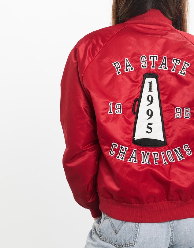 Vintage by The Real Deal - Pre Loved - Vintage 1996 PA State Champions Satin Bomber Jacket