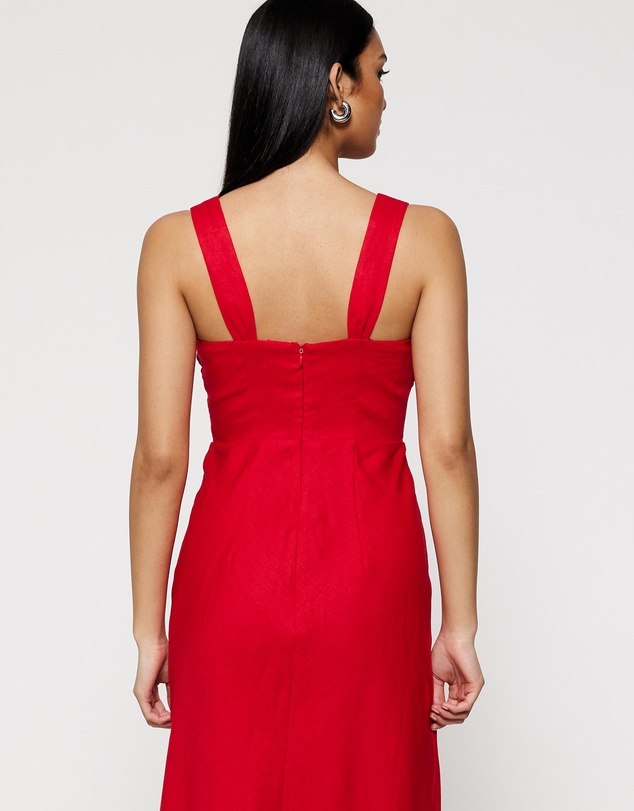 Lover - Neroli Twist Bust Midi Dress