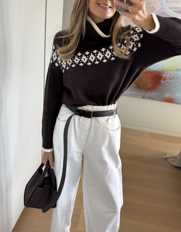 Binny - Dinner Plain With 'Aunt Jane Jumper