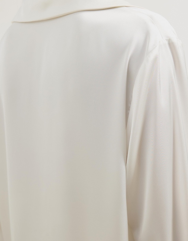 Atmos&Here - Pearl Lace Trim Long Sleeve Satin Pyjama Set