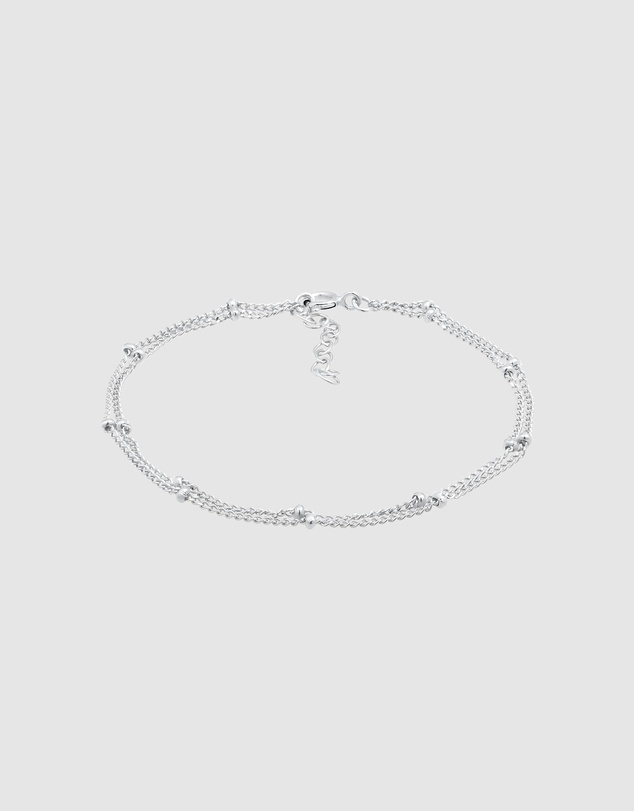 Elli Jewelry - Bracelet Layer Ball Chain Basic Trend in 925 Sterling Silver