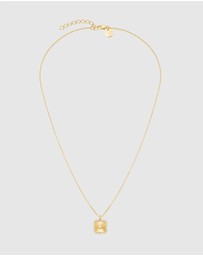 Rosefield - Heart Amulet Gold-Tone Necklace