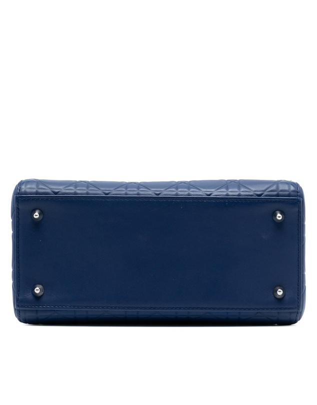 Pre-Loved by Azura Reborn - Pre-Loved Medium Ultra Matte Calfskin Cannage Embossed Lady Dior