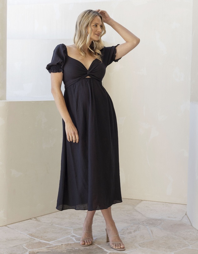 Angel Maternity - Fabia Reversible Tie Maternity Dress