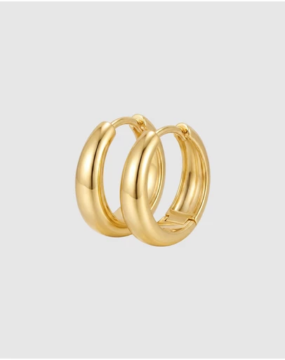 HOUSE OF SLANI - Classic Gold Selene Hoops