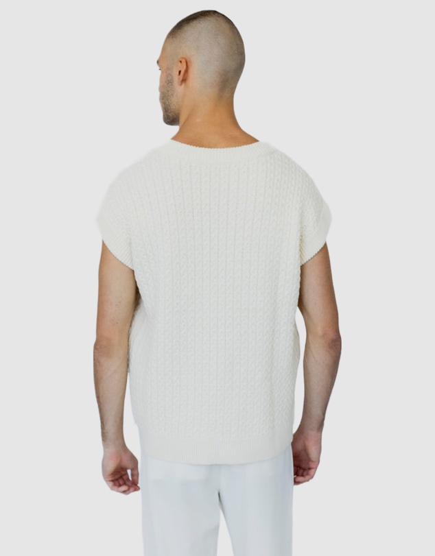 Justin Cassin - Mateo Pocket Knitted Vest