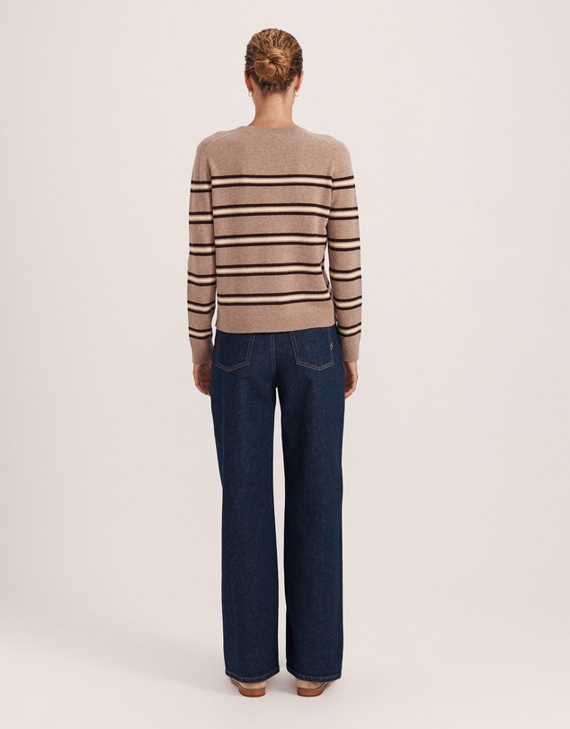 SABA - Nora Wool Cashmere Stripe Knit