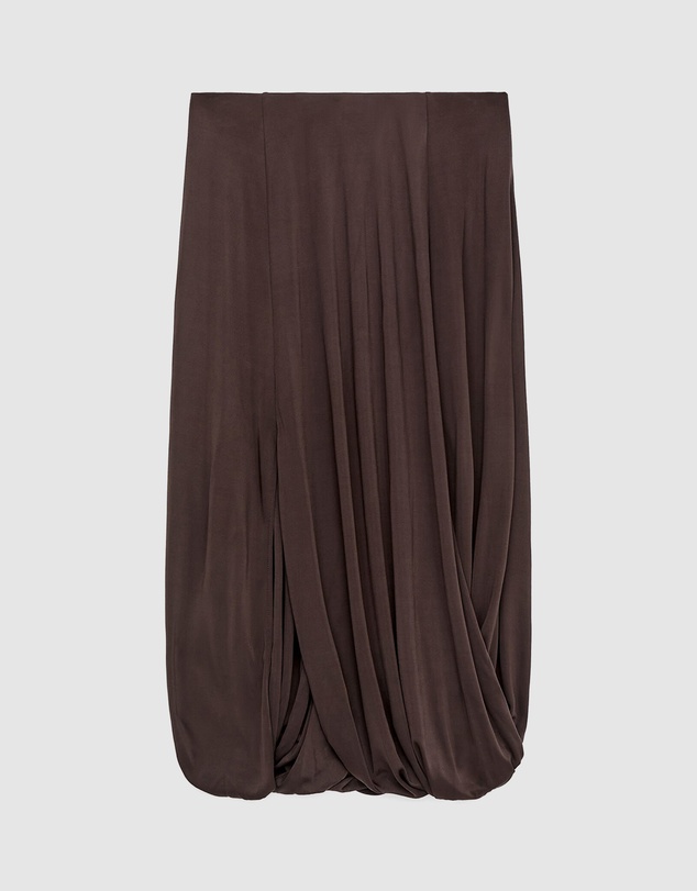 ARKET - Draped Viscose Skirt
