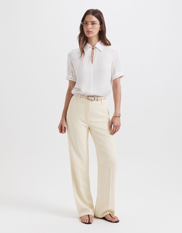 SABA - Sadie Silk Short Sleeve Blouse