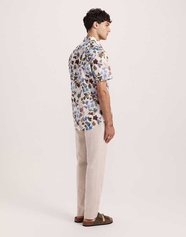 SABA - Evander Cotton Print Short Sleeve Classic Shirt