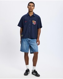 Thrills - Total Service Cropped Short Sleeve Work Shirt