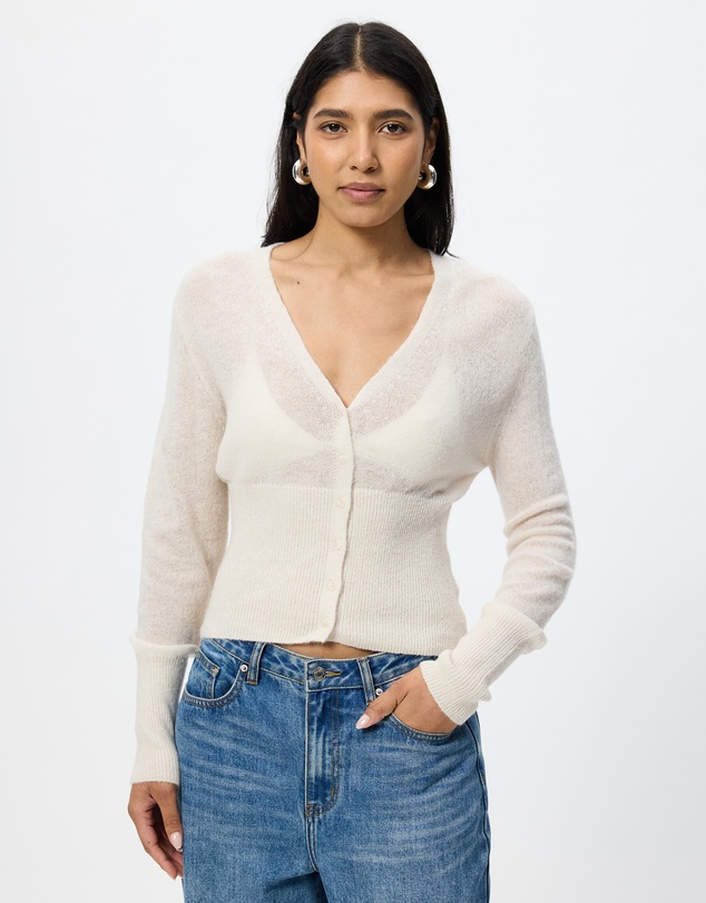 Cotton On - Feather Button Cardigan