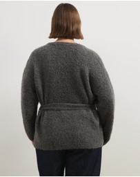 Atmos&Here Curvy - Jovie Boucle Knit Cardigan