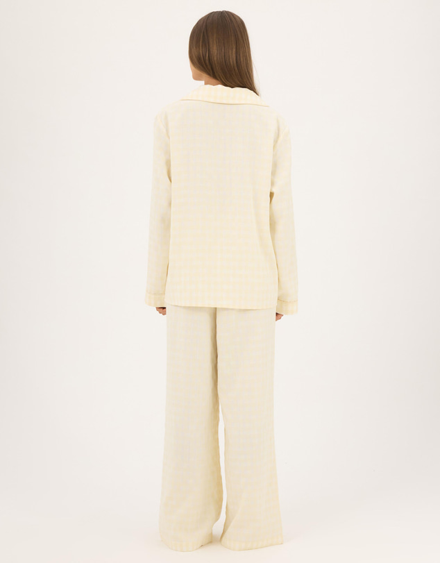 Atmos&Here - Ava Gingham Long PJ Set