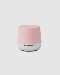 Lexon - Lexon GIFT Set PANTONE - Includes Mino+ Mini Speaker, Flip Classic Clock, Mina M Lamp, Thykho 3 Speaker - Rose Pink