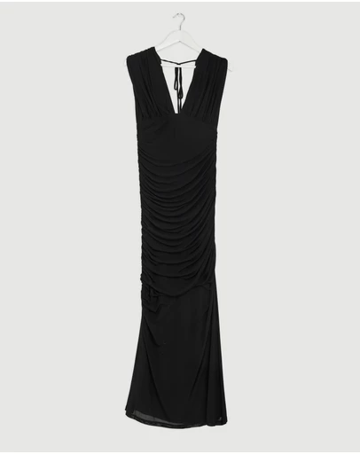 Revibe - Repaired CHANCERY Josie Mesh Maxi Dress - AU 14