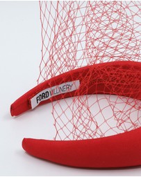 FORD MILLINERY - Black Widow Headpiece