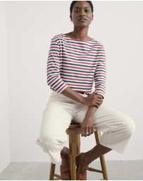 Seasalt - Seasalt Cornwall Pink Sailor Top