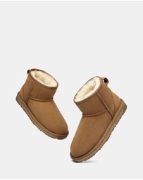 EVERAU - EverAU Ugg Mini Classic Sheepskin Upper UGG Boots