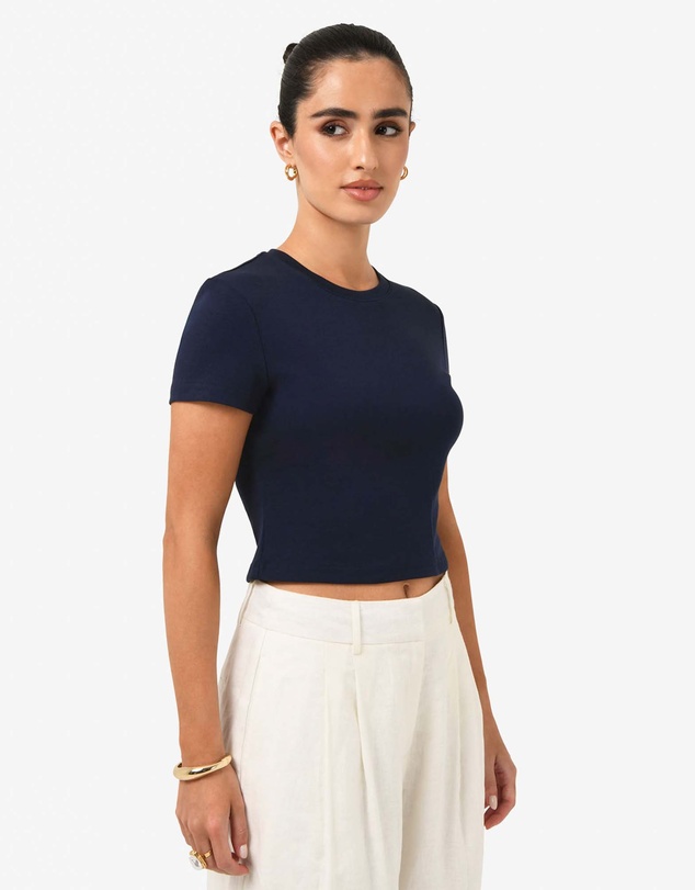 Forcast - Amy Cropped Baby Tee