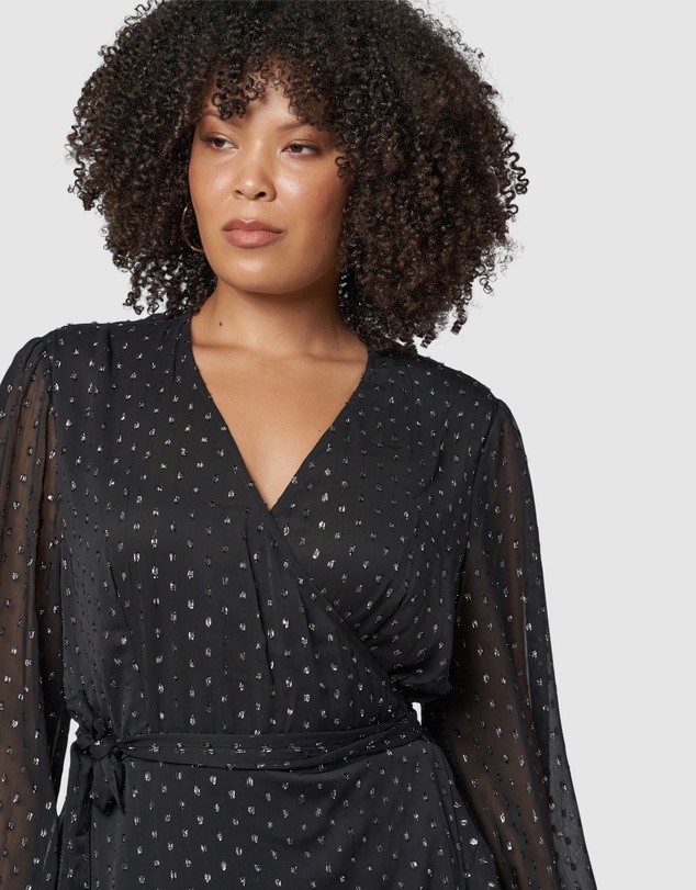 Pink Dusk by Curve Project - Fake Magic Midi Dress