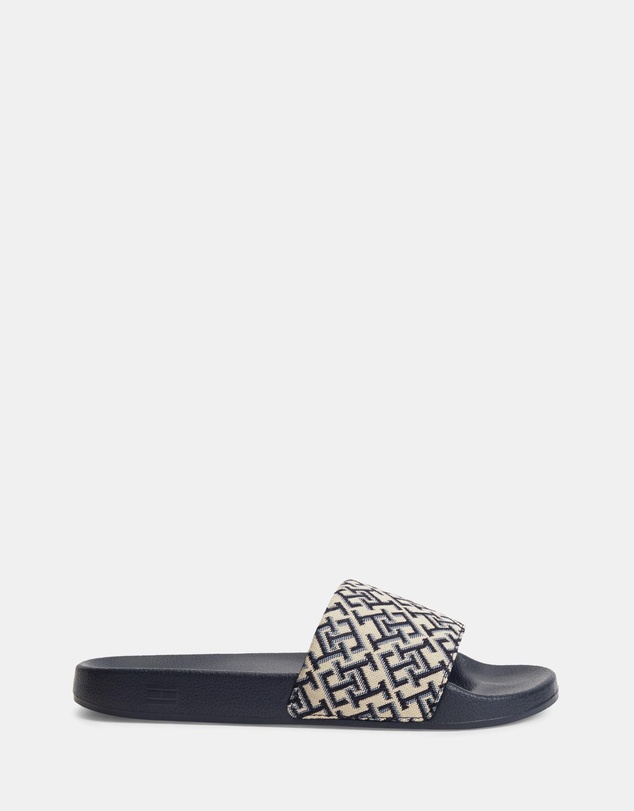 Tommy Hilfiger - Maezie Monogram Pool Slides - Women's