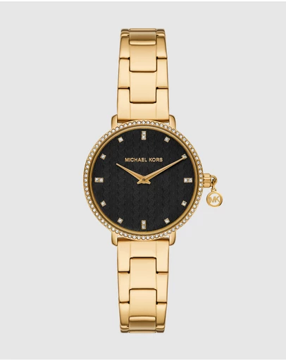 Michael Kors - Pyper Gold Tone Analogue Watch