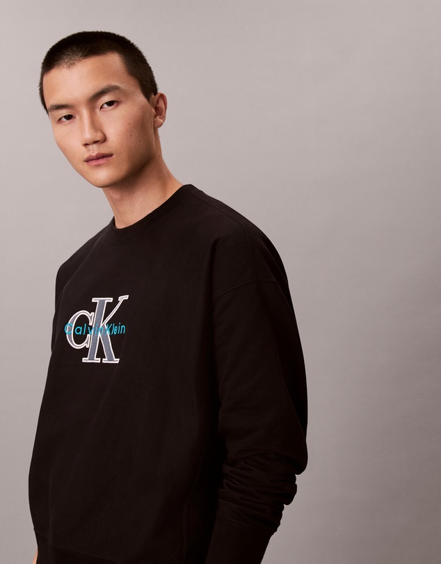 Calvin Klein Jeans - Fleece Monologo Relaxed Sweatshirt