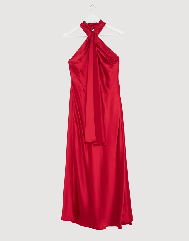 Revibe - Repaired Acler Yewgreen Maxi Dress - AU 10