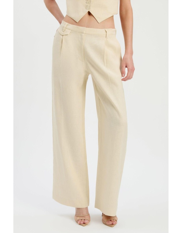 Bardot - Geordy Hipster Linen Pant