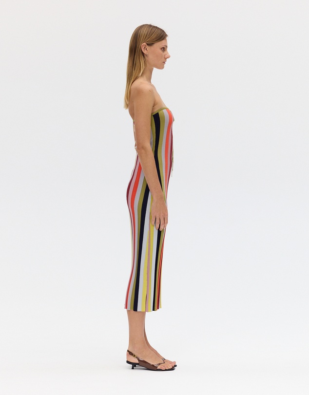 Third Form - Rhythm Knit Strapless Midi