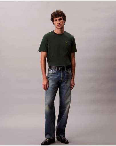 Calvin Klein Jeans - Embroidered Monogram Logo Relaxed T-Shirt
