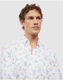 Politix - Javier Bouquet Floral Long Sleeve Printed Shirt