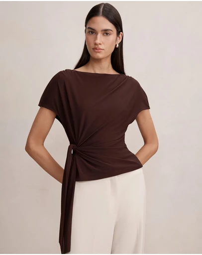 Forever New - Celine Tie Detail Top