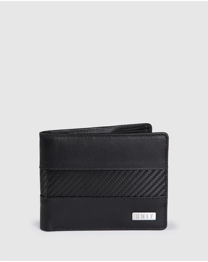 UNIT - UNIT Carbonex Men's Leather BI-Fold Wallet