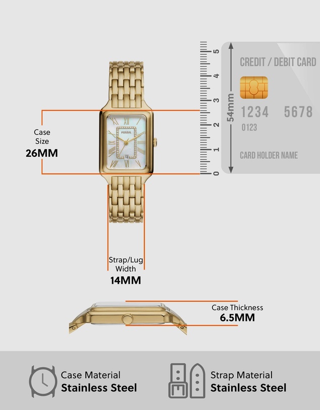 Fossil - Raquel Gold Tone Analogue Watch