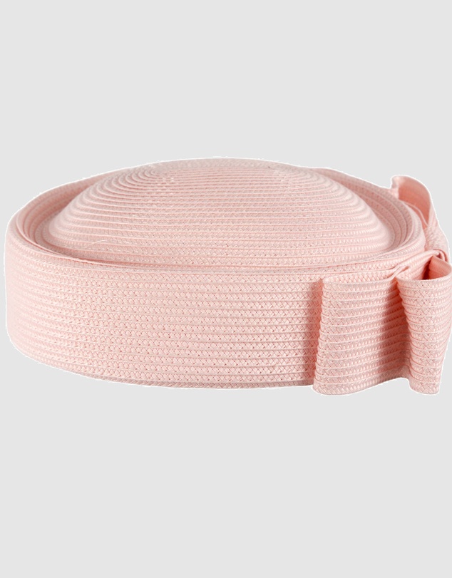 Max Alexander - Pink Braid Pillbox Hat