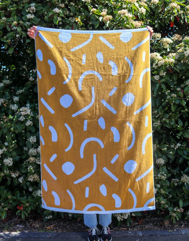 Mosey Me - Shapes Towel Sheet