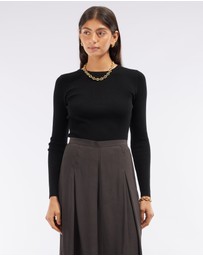 Amelius - Afina Long Sleeve Knit Top