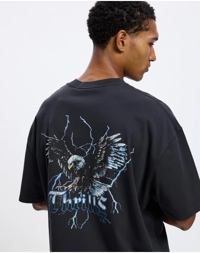 Thrills - Run For The Hills Box Fit Oversized Tee
