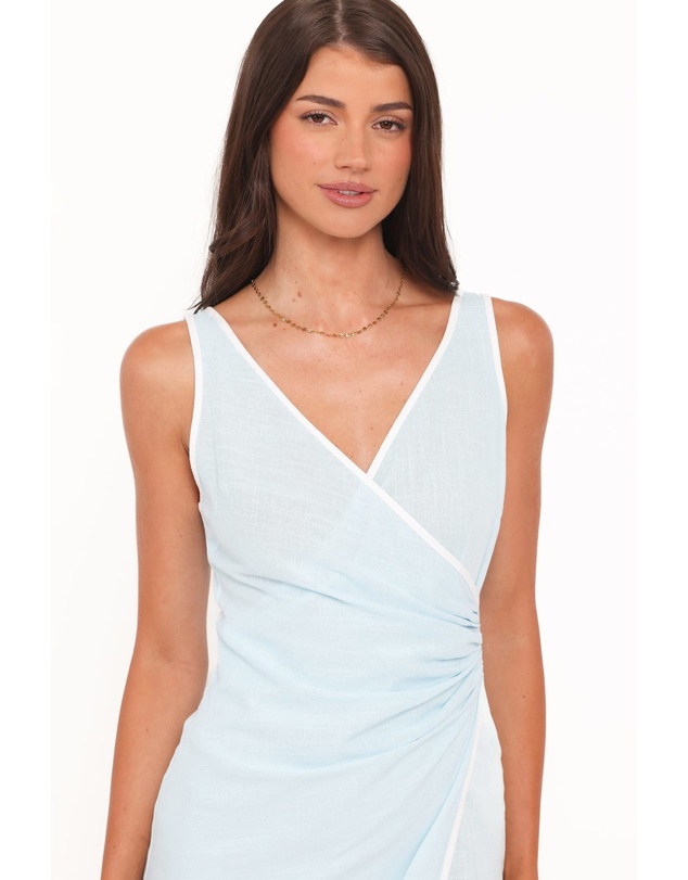 Petal & Pup - Zion Mini Dress - Pale Blue