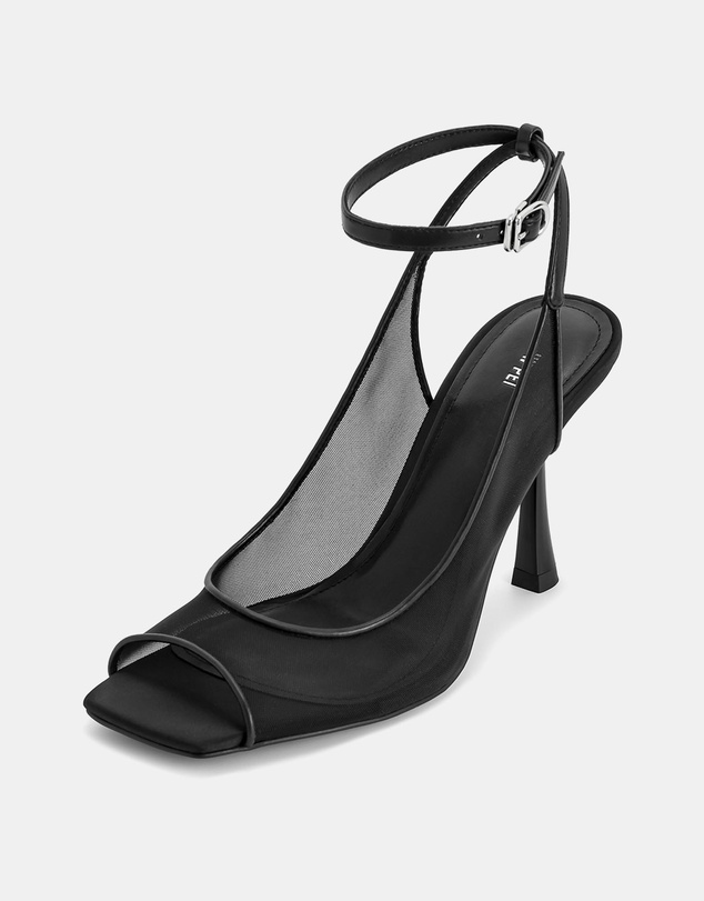 JW PEI - Serenity Open Toe Mesh Slingback Sandals