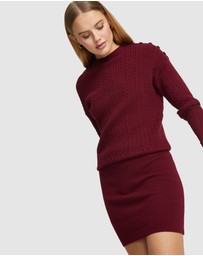 Oxford - Reba Cable Mini Dress
