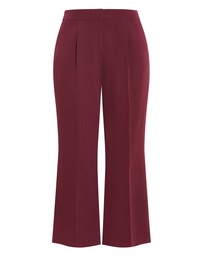 City Chic - Plus size PANT RELAXED ALENA S - Berry