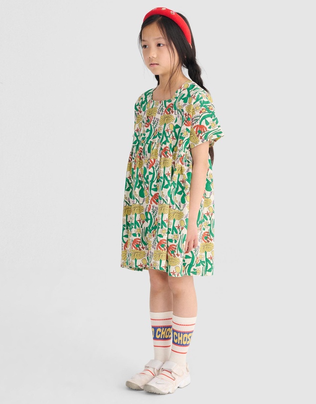 Bobo Choses - Colour Herbalist All Over Woven Dress - Babies-Teens