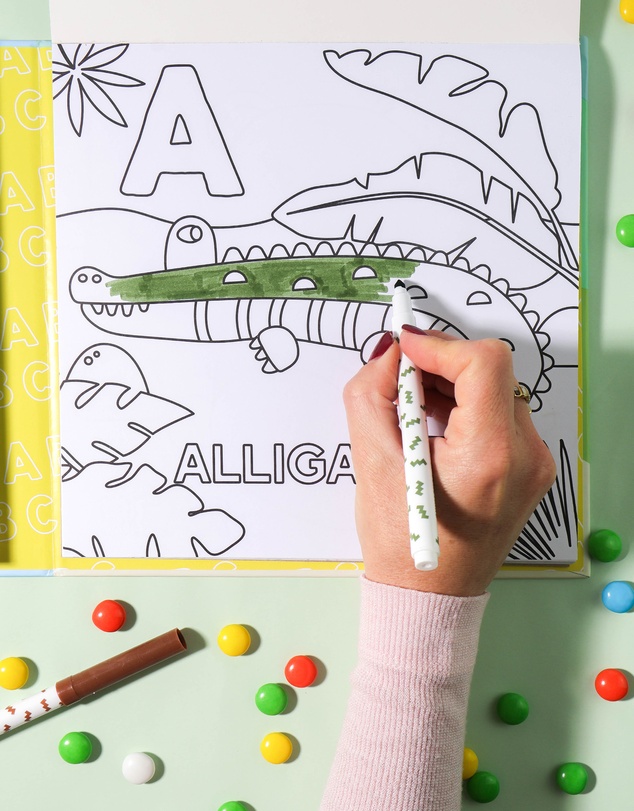 Journey Of Something - Alphabet Safari Colouring Kit