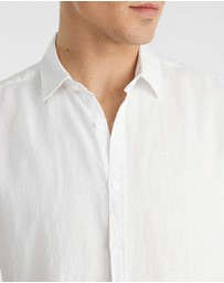 yd. - Lewis Pure Linen Shirt